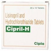 Cipril H  5 + 12.5 Mg with Lisinopril and Hydrochlorothiazide         
