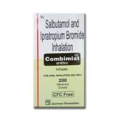 Combimist 100 Mcg + 20 Mcg Inhaler with Salbutamol + Ipratropium