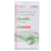 Duolin Inhaler  50 Mcg + 20 Mcg with Levosalbutamol and Ipratropium                          