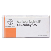 Glucobay 25 Mg, Precose, Acarbose