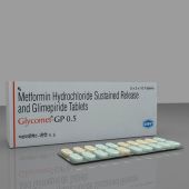 Glycomet-GP 0.5 Tablet with Glimepiride + Metformin