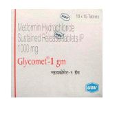 Glycomet 1 gm Tablet SR with Metformin