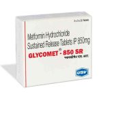 Glycomet 850 Mg Tablet SR with Metformin