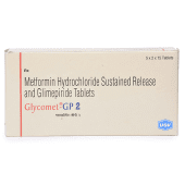 Glycomet GP (500+2) Mg, Glycomet GP, Metformin + Glimepiride



