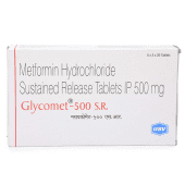 Glycomet SR 500 Mg, Glucophage SR, Metformin HCL