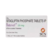 Istavel 25 Mg Film Coated Tablet with Sitagliptin