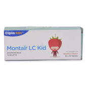 Montair LC Kid (4 +2.5 Mg) with Montelukast Sodium and Levocetrizine HCL               