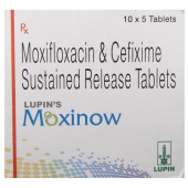 Moxinow Tablet SR with Moxifloxacin + Cefixime
