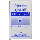 Oframax 1 gm Injection with Ceftriaxone Sodium                