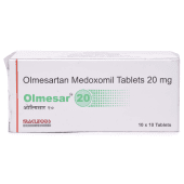Olmesar 20 Mg with Olmesartan                   