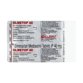 Olmetop 40 Tablet with Olmesartan Medoximil
