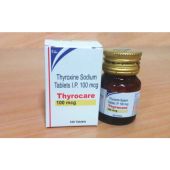 Thyrocare 100 mcg Tablet with Thyroxine-Levothyroxine