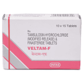 Veltam F 0.4 Mg + 5 Mg with Tamsulosin and Finasteride                 