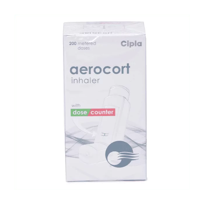 Aerocort Inhaler  50 Mcg + 50 Mcg  with Beclomethasone Dipropionate & Levosalbutamol Inhaler                    