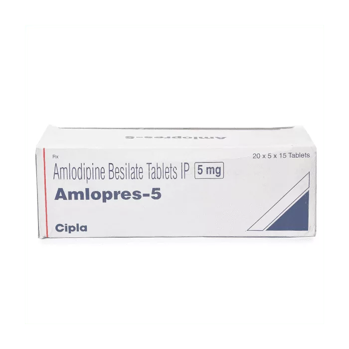 Amlopres 5 Mg, Norvasc, Amlodipine Besilate