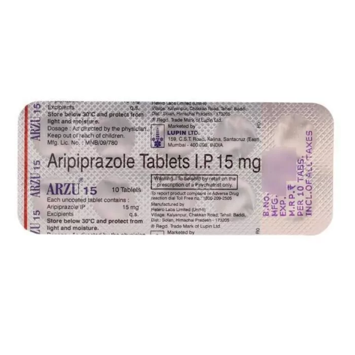 Buy Arzu 15 Mg Tablet 