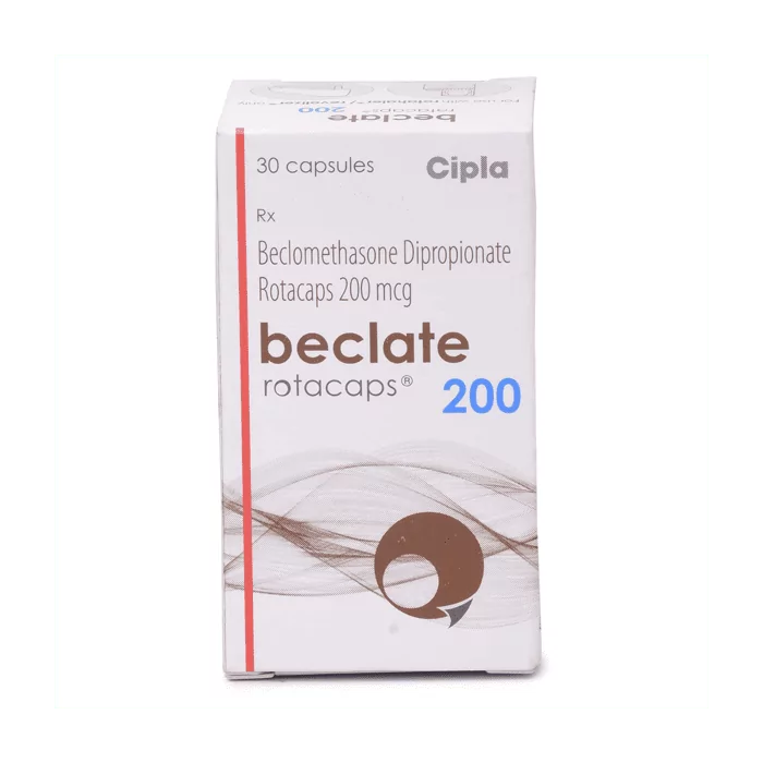 Beclate Rotacaps 200 Mcg, Beclovent, Beclomethasone Dipropionate