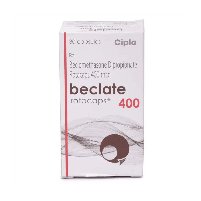 Beclate Rotacaps 400 Mcg, Beclovent, Beclomethasone Dipropionate
