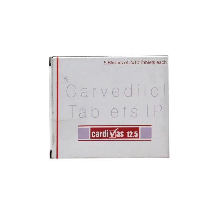 Cardivas 12.5 Mg with Carvedilol  