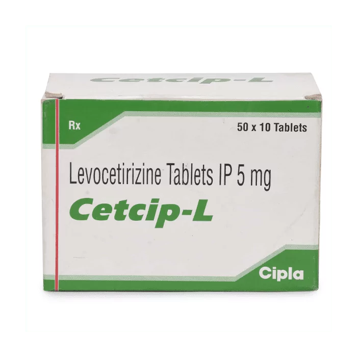 Cetcip L 5 Mg, Xyzal, Levocetirizine dihydrochloride
