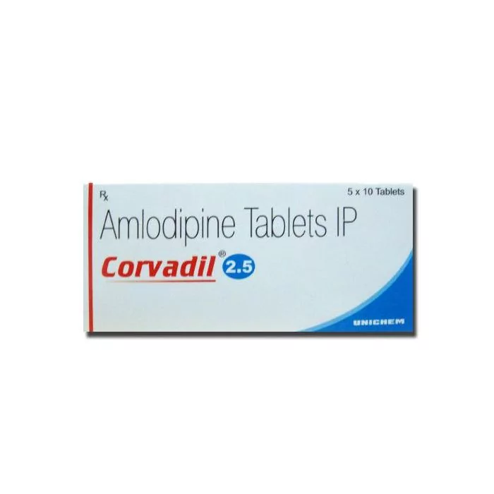 Corvadil 2.5 Tablet with Amlodipine
