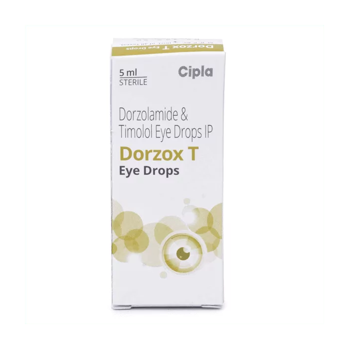 Dorzox T 5 ml Eye Drop with Dorzolamide and Timolol            