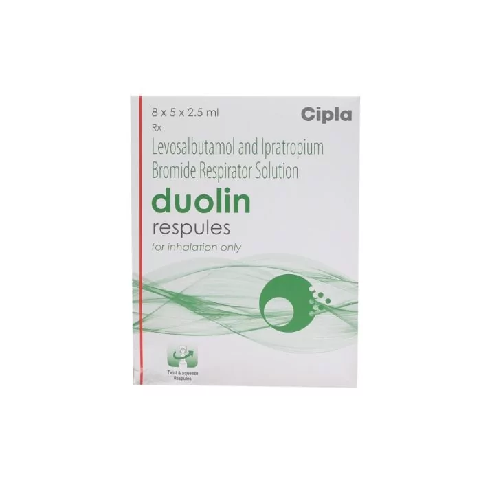 Duolin-Respules-1.25-mg +500-mcg with Levosalbutamol + Ipratropium Bromide