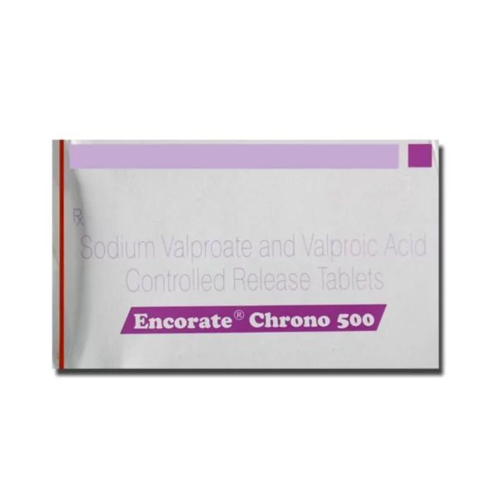 Encorate Chrono 500 Tablet CR with Sodium Valproate and Valproic Acid