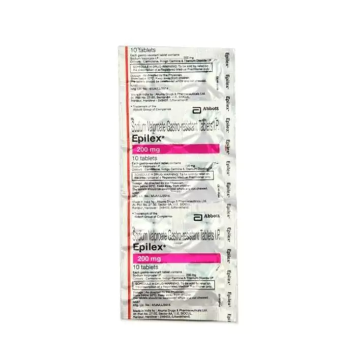 Epilex 200 Mg Tablet with Sodium Valproate