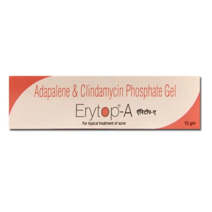 Erytop A Gel 15 gm with Adapalene Topical + Clindamycin Topical
