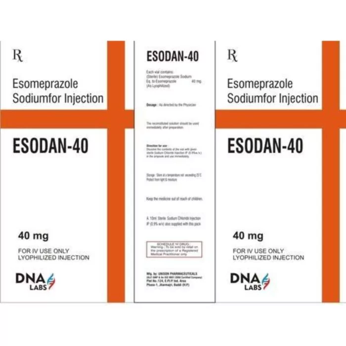 Esodan 40 Mg Injection with Esomeprazole