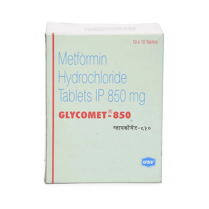 Glycomet 850 Mg with Metformin Hcl    