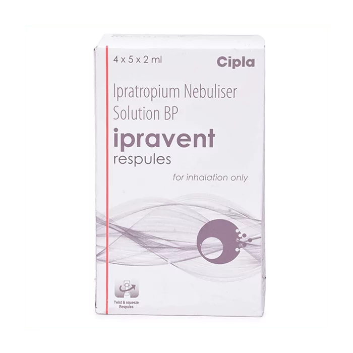 Ipravent Respules  2 ml, Atrovent Respules, Ipratropium Bromide



