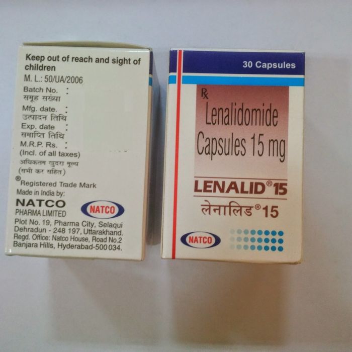 Lenalid 15 Mg Capsules with Lenalidomide
