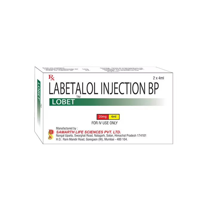 Buy Lobet 20 Mg Injection (Normodyne)