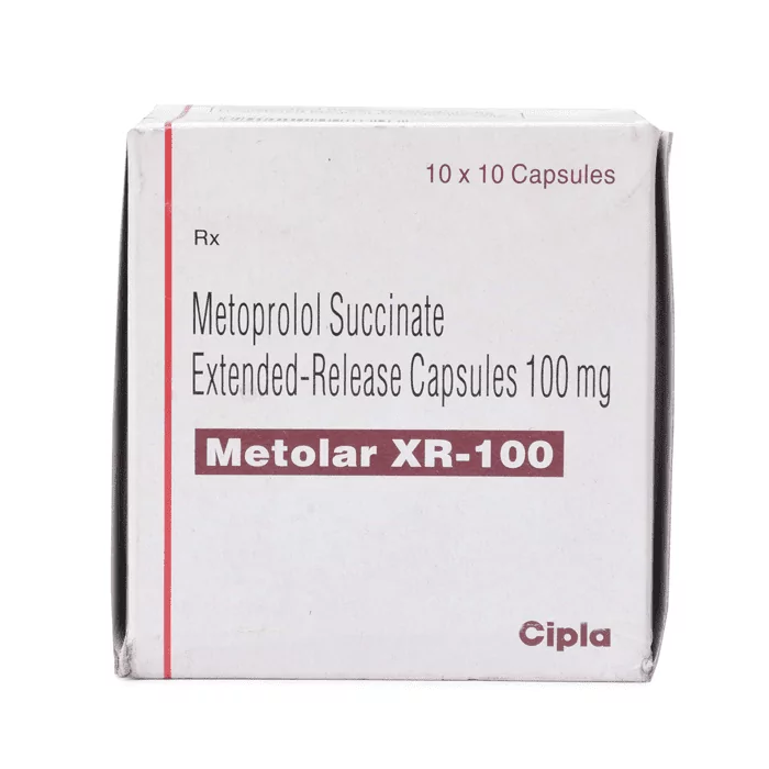 Metolar XR 100 Mg with Metoprolol Succinate            
