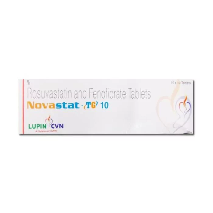 Novastat-TG 10 Tablet with Fenofibrate and Rosuvastatin