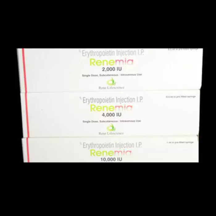 Renemia 2000 IU 0.5 ml Injection with Recombinant Human Erythropoietin Alfa