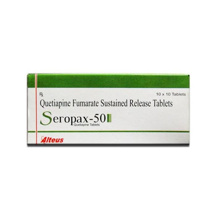 Seropax 50 Mg Tablet with Quetiapine