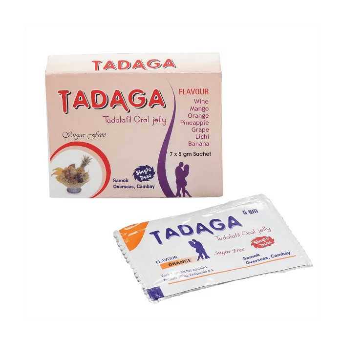 Tadaga 5 Gm with Tadalafil Oral Jelly              