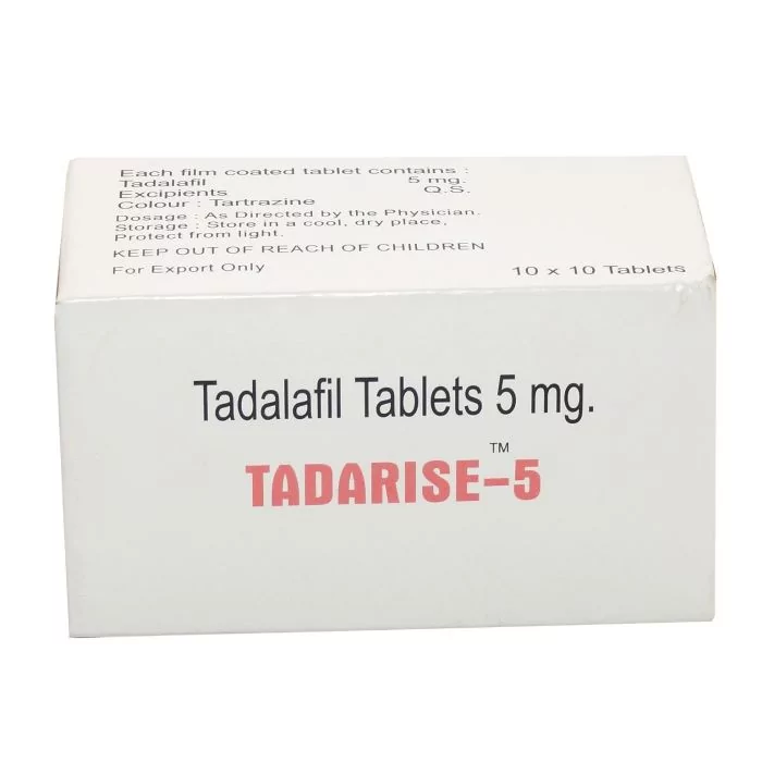 Tadarise 5 Mg with Tadalafil