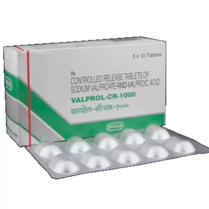 Buy Valprol-CR 1000 Tablet