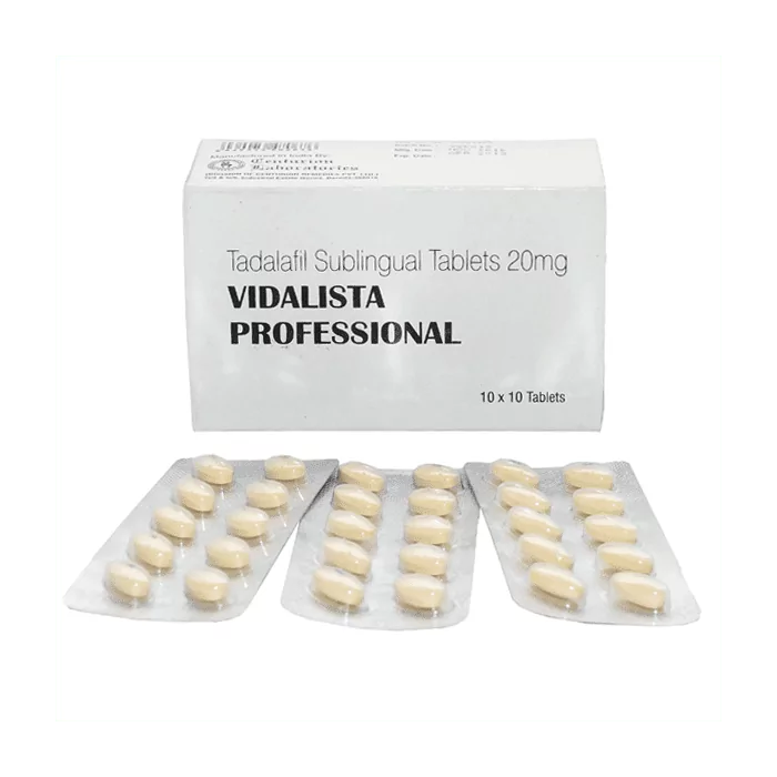 Vidalista Professional 20 Mg with Tadalafil Sublingual             