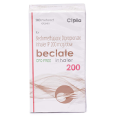 Beclate Inhaler 200 Mcg with Beclomethasone Dipropionate
