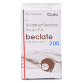Beclate Rotacaps 200 Mcg with Beclomethasone Dipropionate        