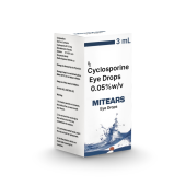 Mitears Eye Drop 3 ml with Cyclosporine