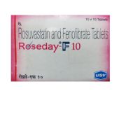 Roseday-F 10 Tablet with Fenofibrate and Rosuvastatin