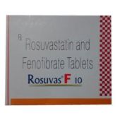 Rosuvas F 10 Tablet with Fenofibrate and Rosuvastatin