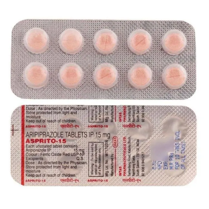 Asprito MT 15 Mg Tablet with Aripiprazole