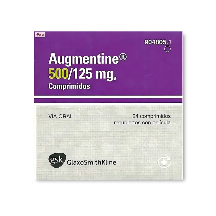 Augmentin 500 Mg+125 Mg with Amoxicillin+Potassium Clavulanate               